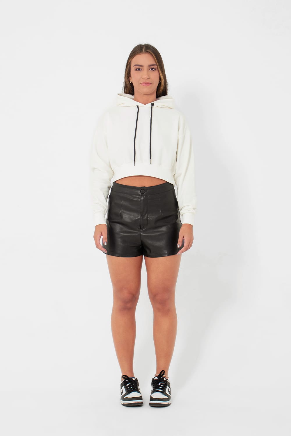 Cropped Moletom Dois ou Mais - Tradicional Liso