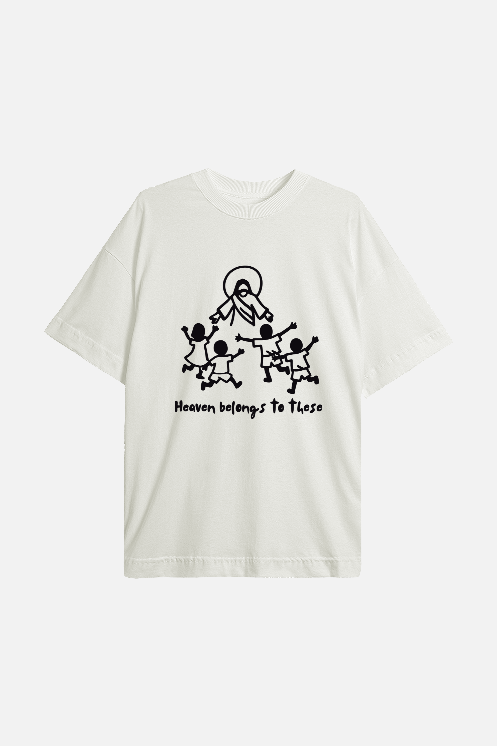 Camiseta Basic Oversized Dois ou Mais - Heaven Belongs