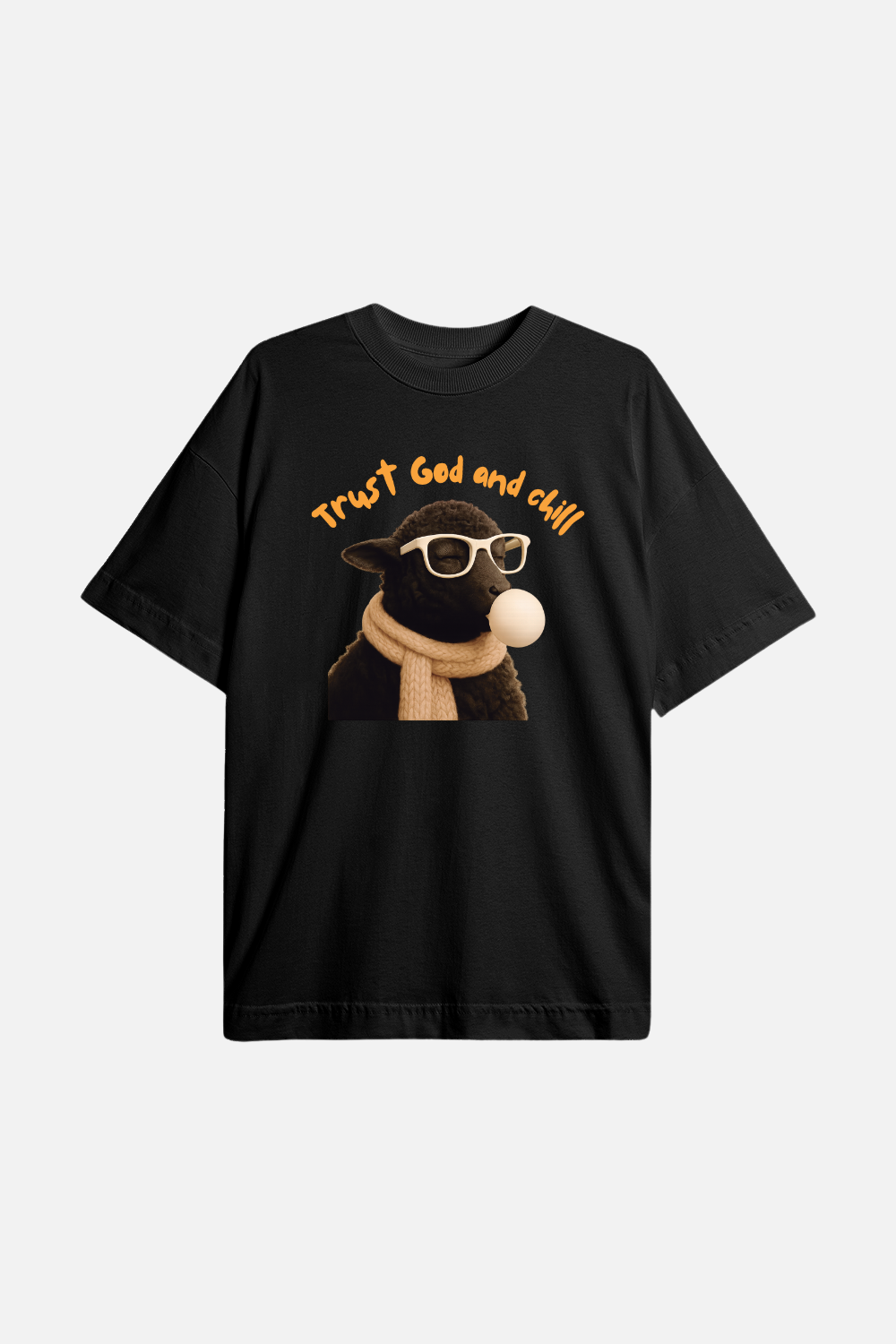 Camiseta Basic Oversized Dois ou Mais - Trust God
