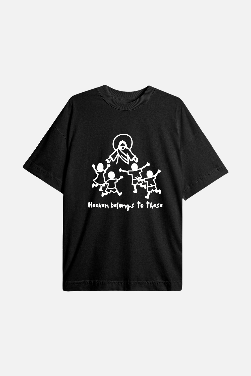 Camiseta Basic Oversized Dois ou Mais - Heaven Belongs