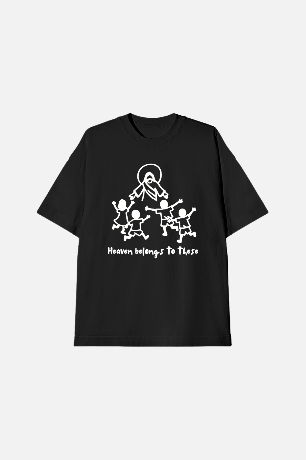 Camiseta Oversized Infantil Dois ou Mais - Heaven Belongs