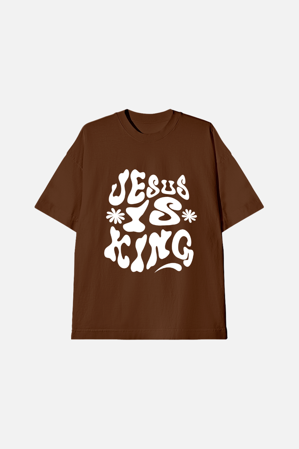 Camiseta Oversized Dois ou Mais - Jesus Is King