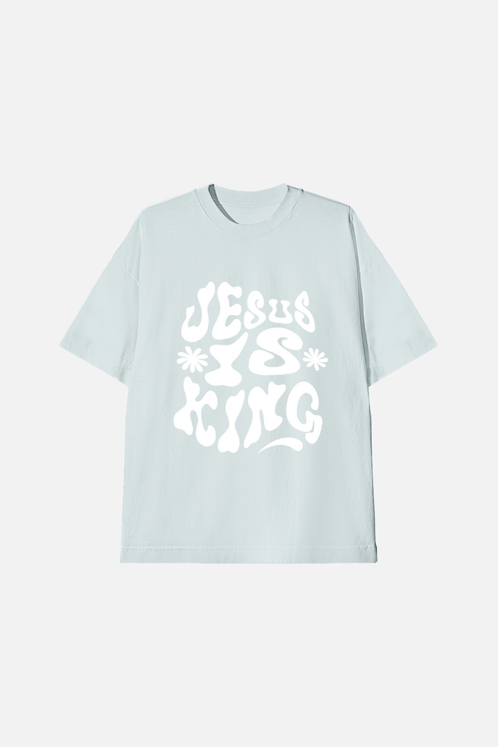 Camiseta Oversized Dois ou Mais - Jesus Is King