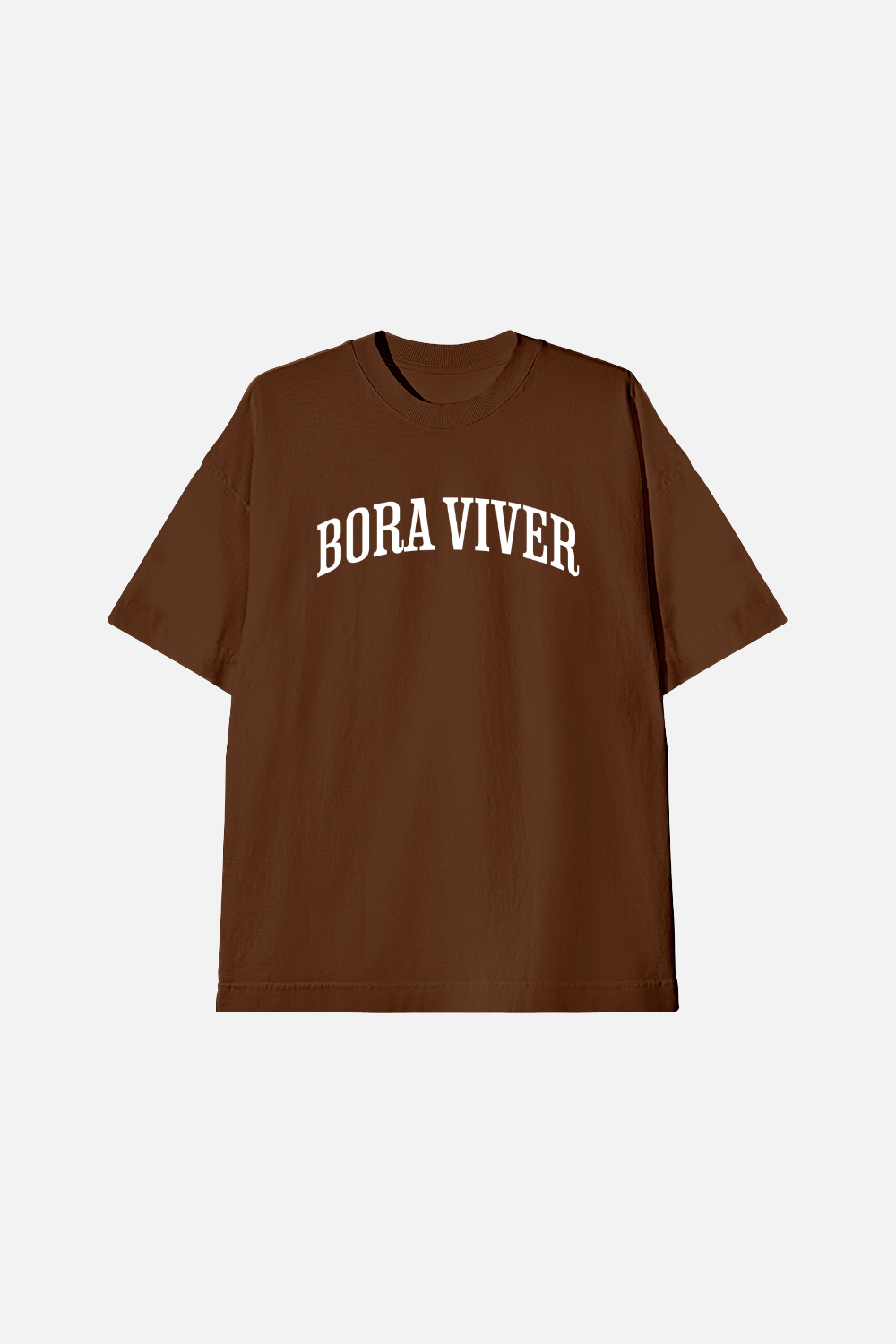 Camiseta Oversized Dois ou Mais - Bora Viver
