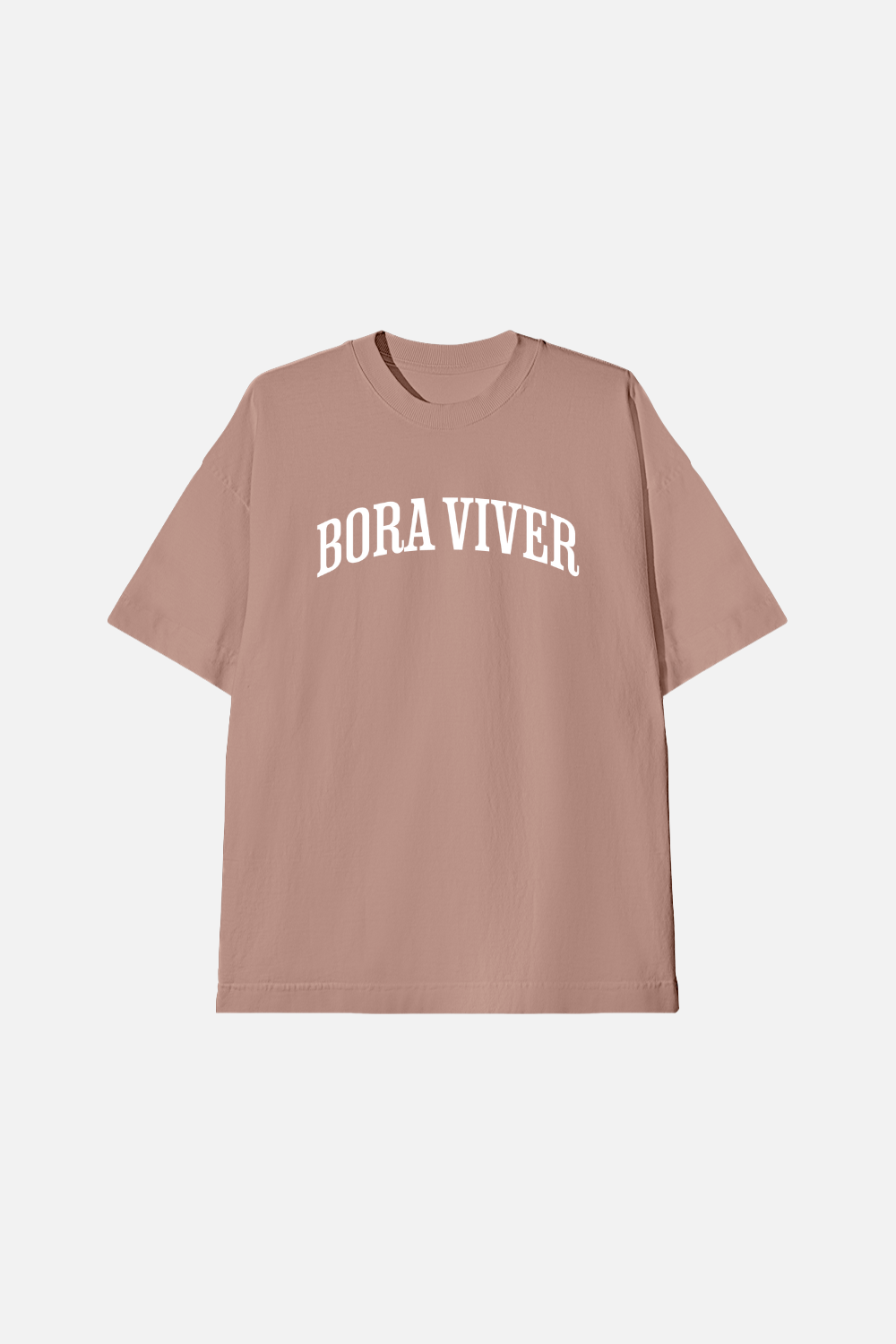 Camiseta Oversized Infantil Dois ou Mais - Bora Viver