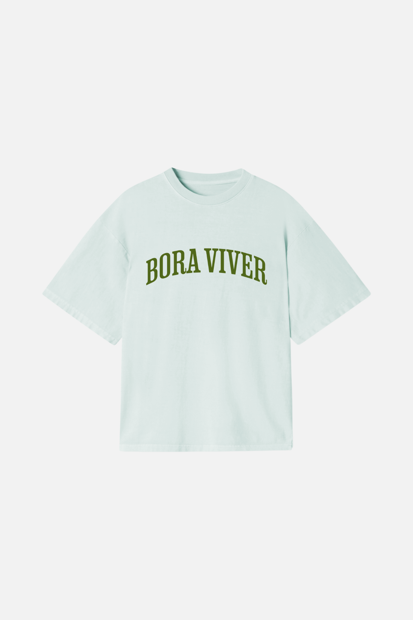 Camiseta Heavy Boxy Dois ou Mais - Bora Viver