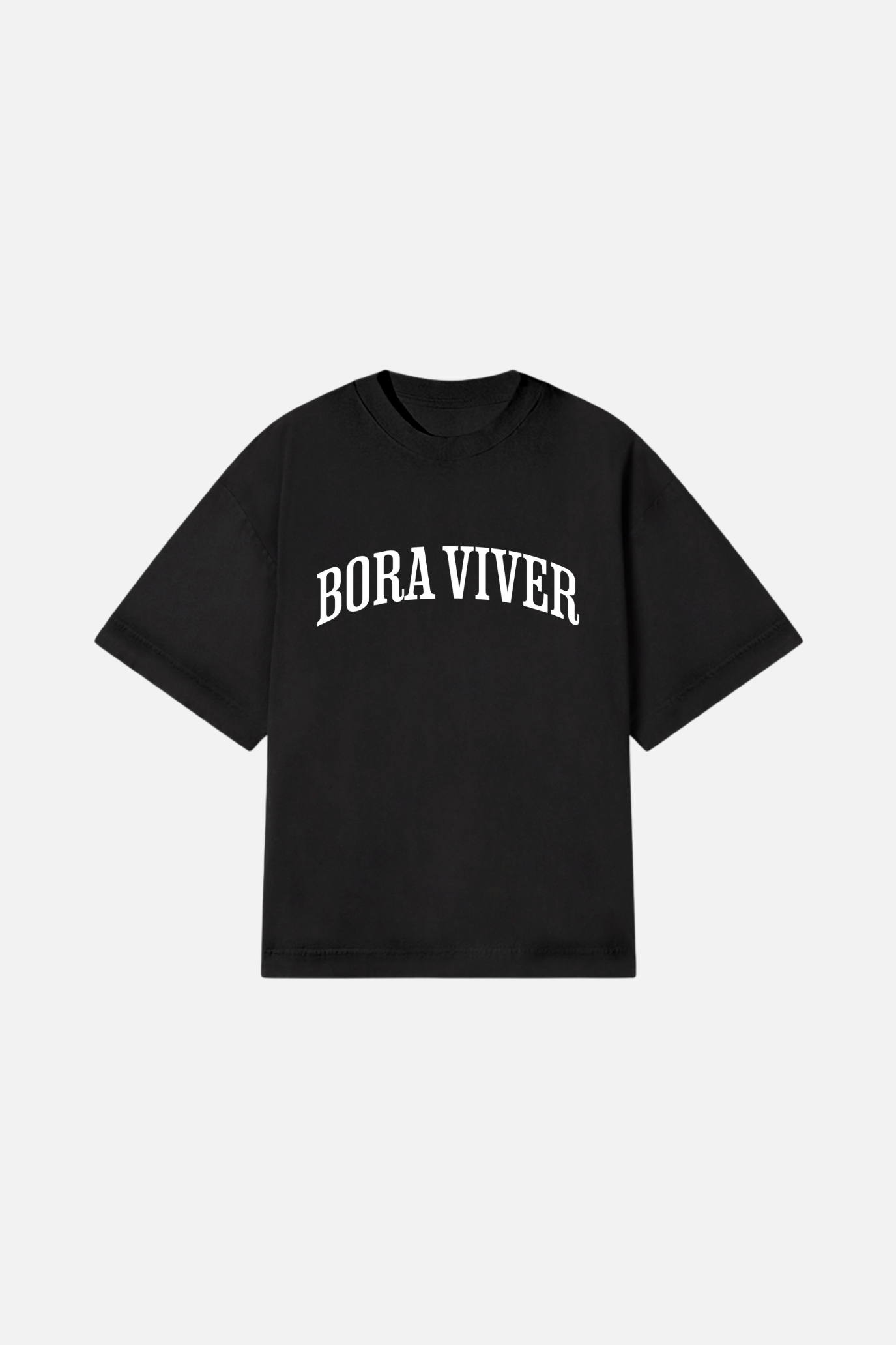 Camiseta Heavy Boxy Dois ou Mais - Bora Viver