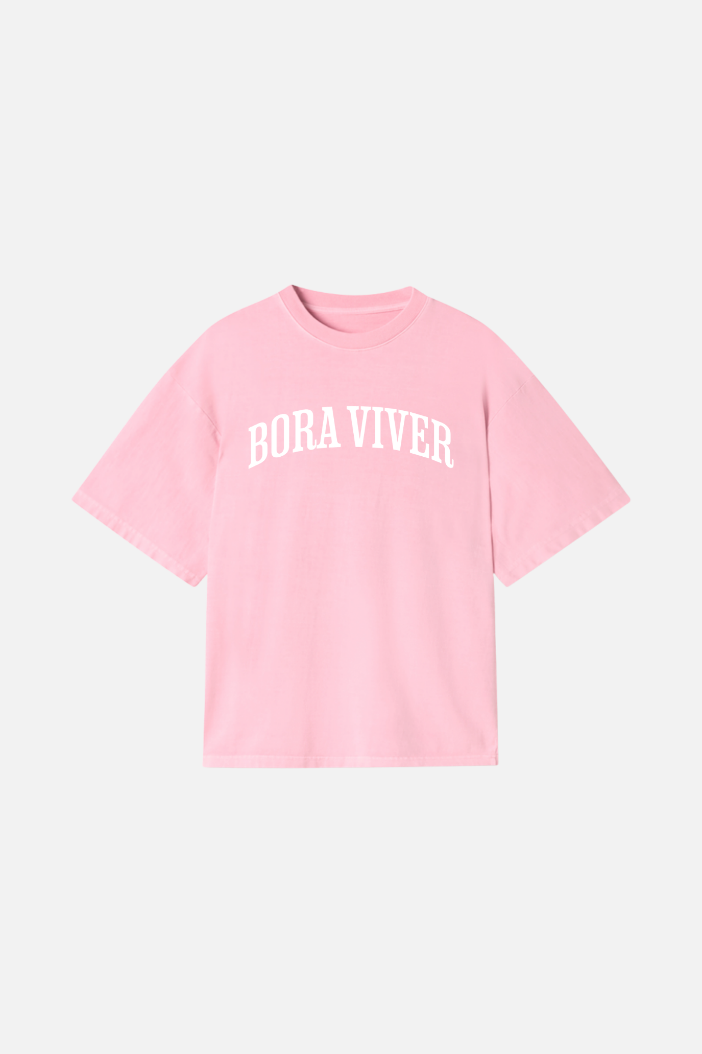 Camiseta Heavy Boxy Dois ou Mais - Bora Viver