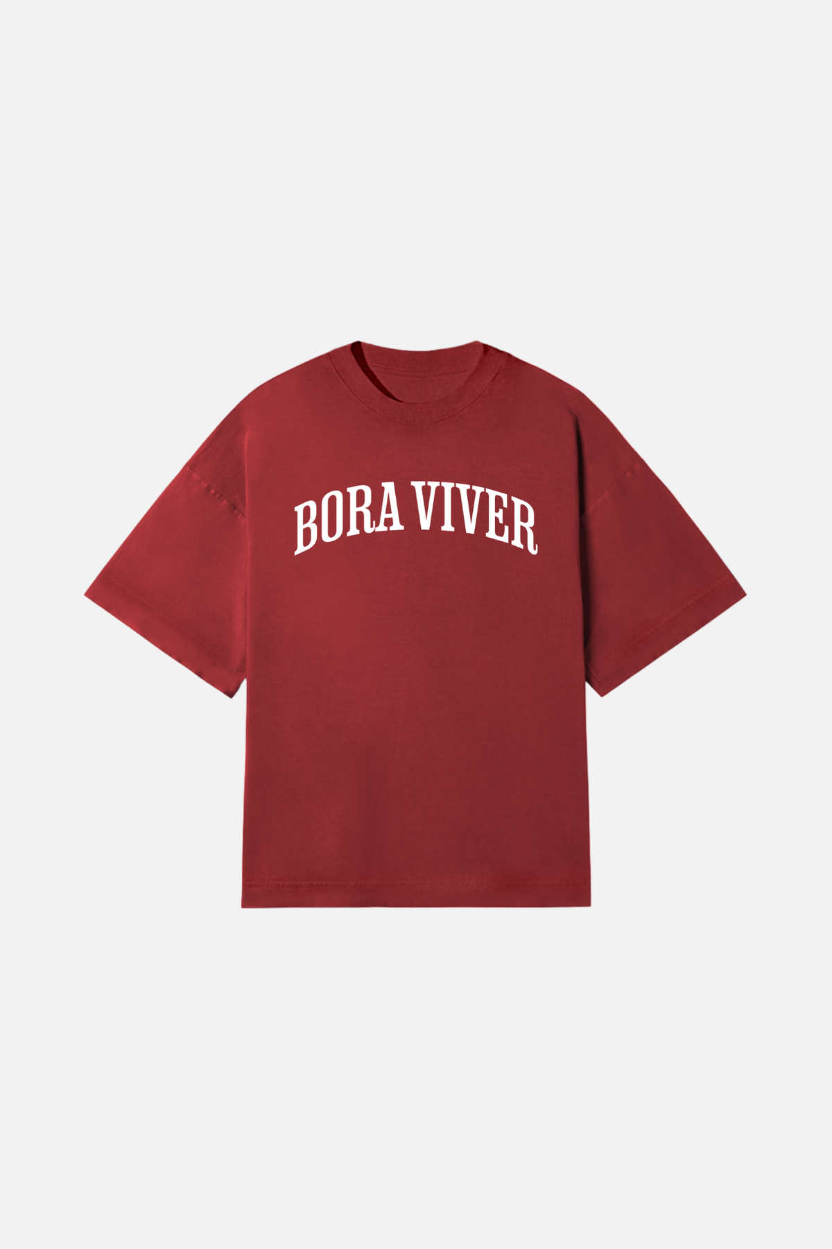 Camiseta Heavy Boxy Dois ou Mais - Bora Viver