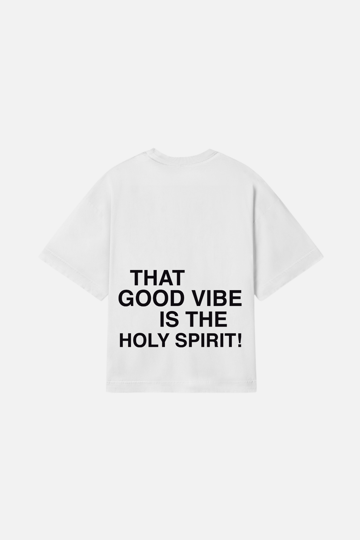 Camiseta Heavy Boxy Dois ou Mais - Holy Spirit
