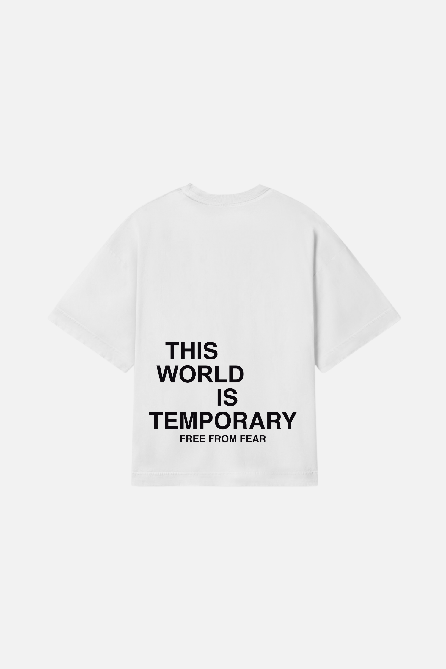 Camiseta Heavy Boxy Dois ou Mais - This World