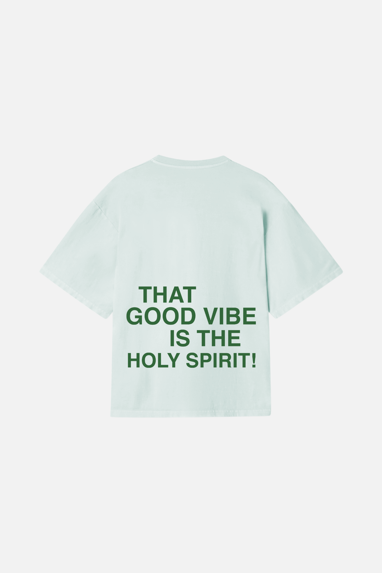 Camiseta Heavy Boxy Dois ou Mais - Holy Spirit