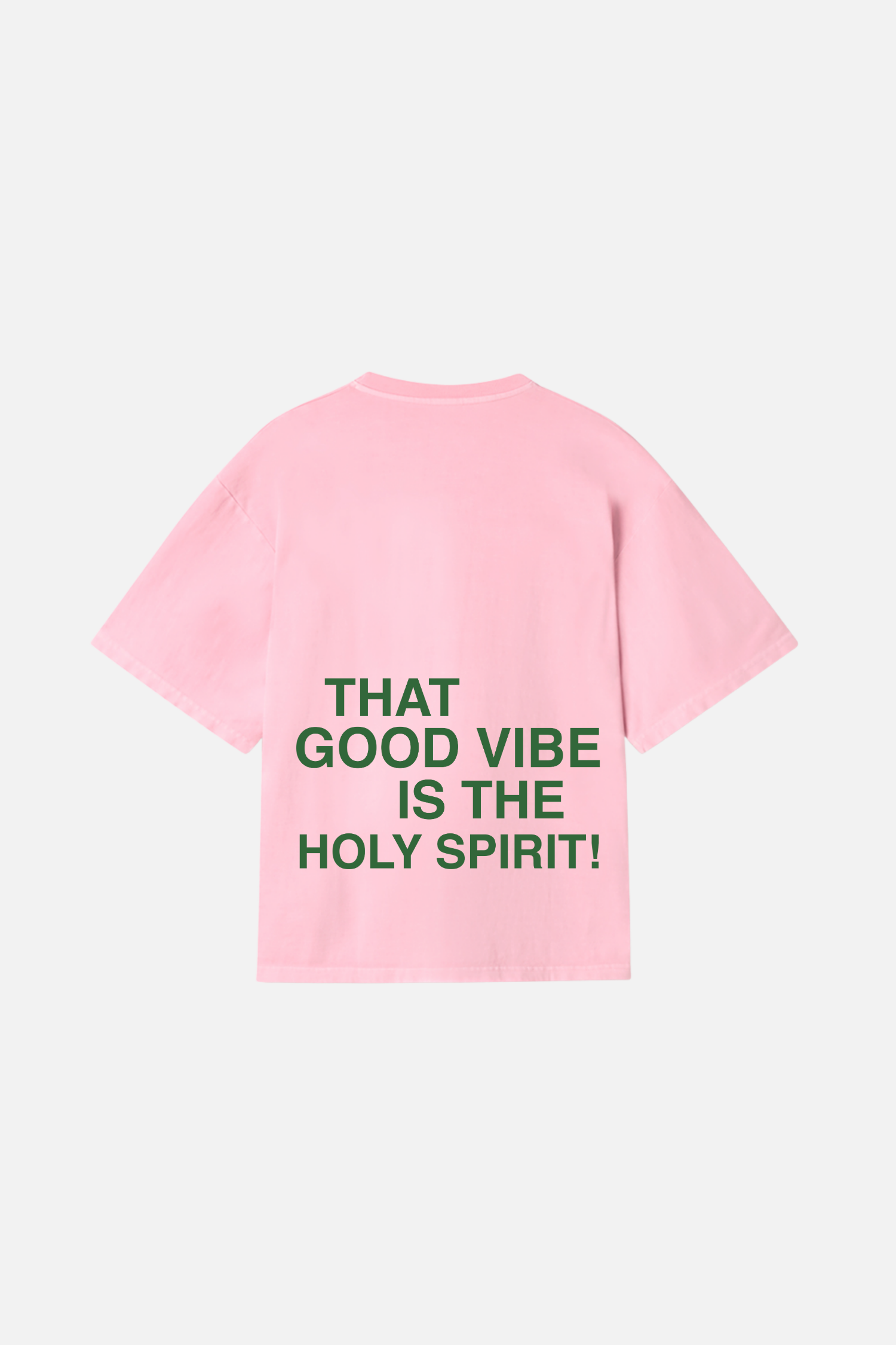 Camiseta Heavy Boxy Dois ou Mais - Holy Spirit
