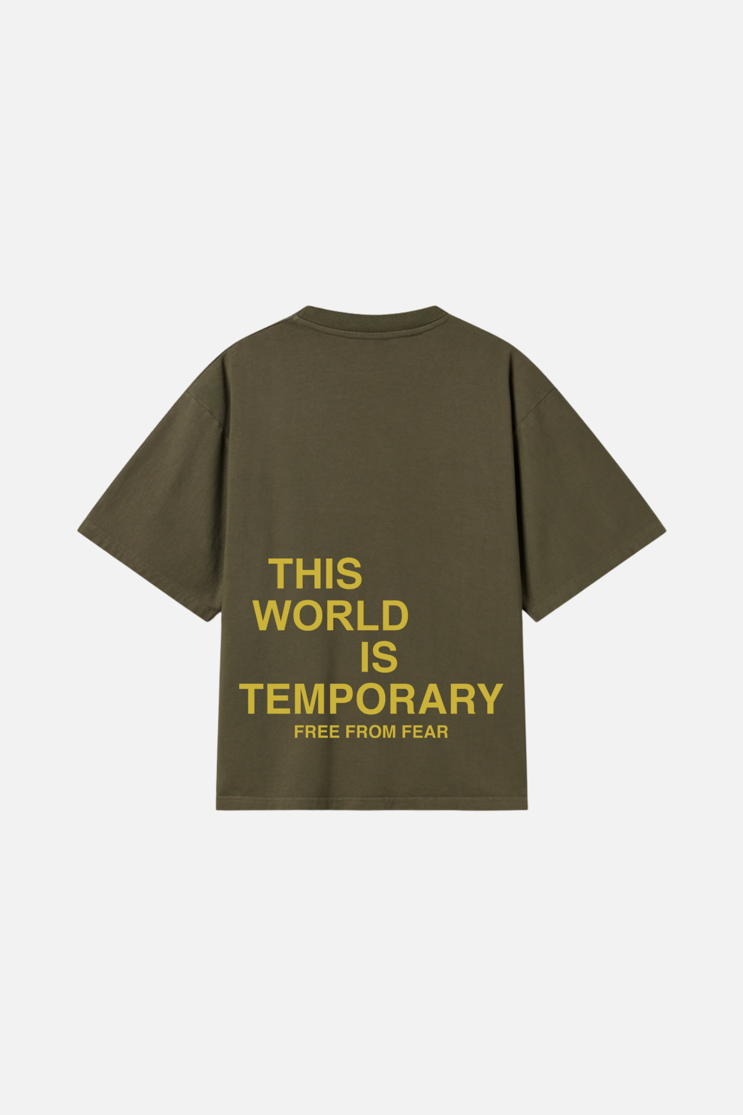 Camiseta Heavy Boxy Dois ou Mais - This World
