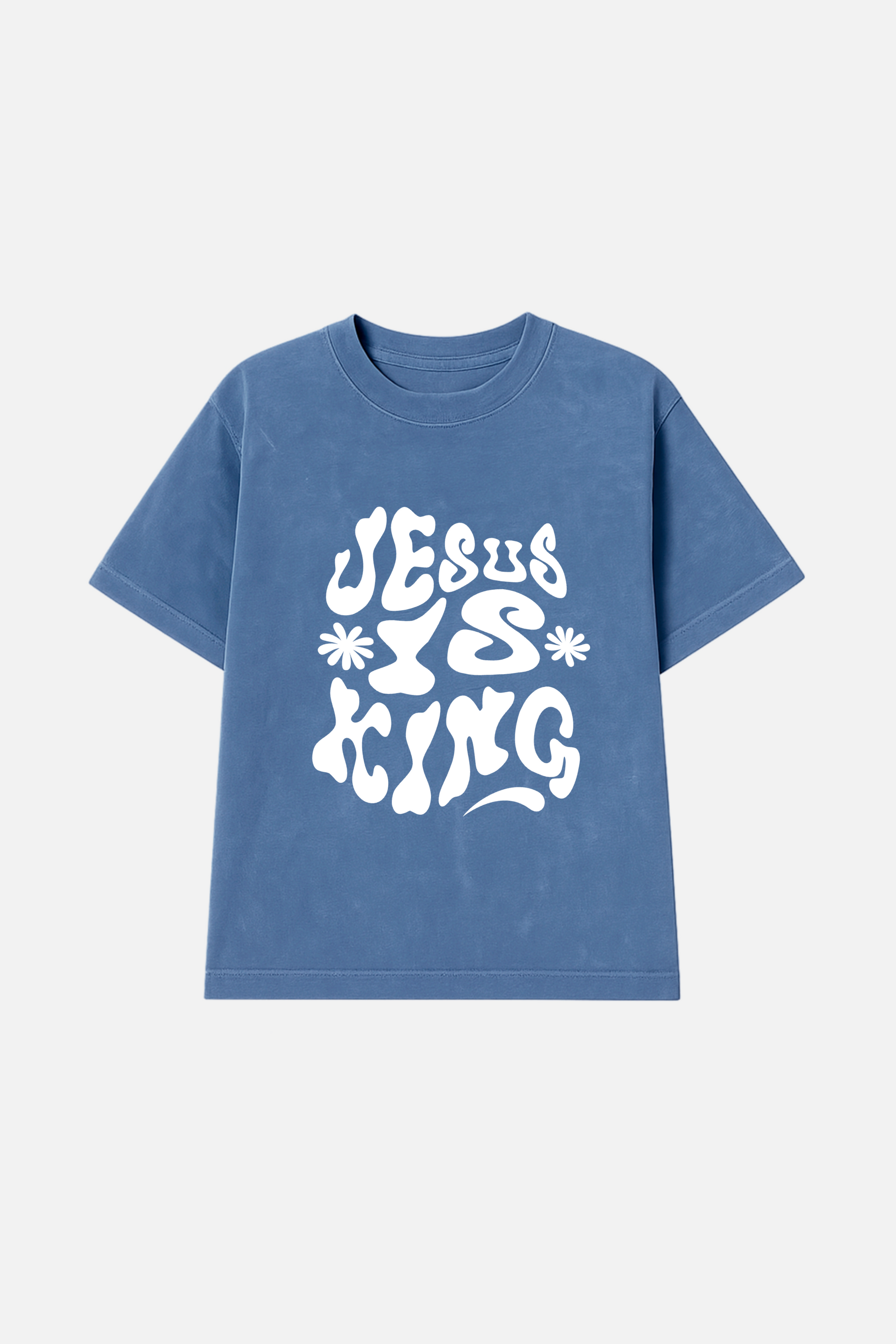 Camiseta Infantil Oversized Dois ou Mais - Jesus Is King