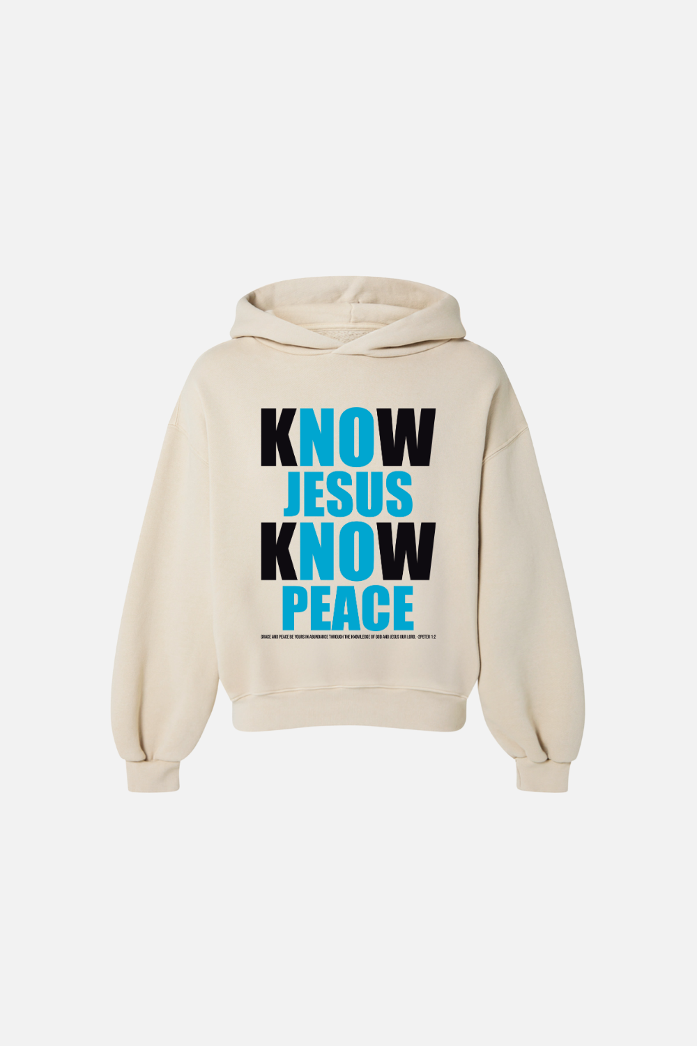 Moletom Premium Boxy Dois ou Mais - Know Jesus