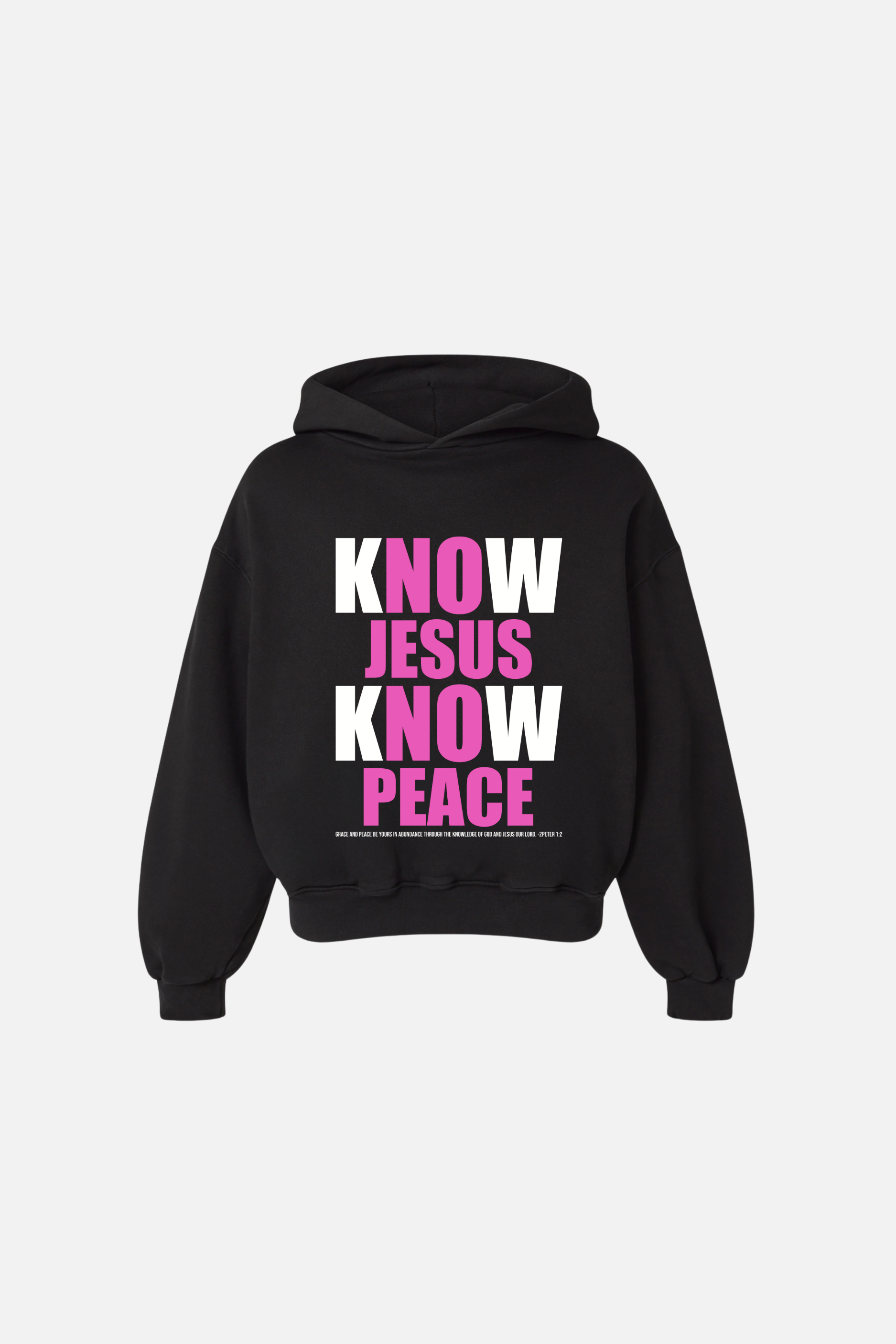 Moletom Premium Boxy Dois ou Mais - Know Jesus