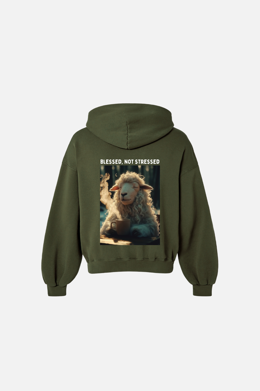 Moletom Premium Boxy Dois ou Mais - Blessed not Stressed