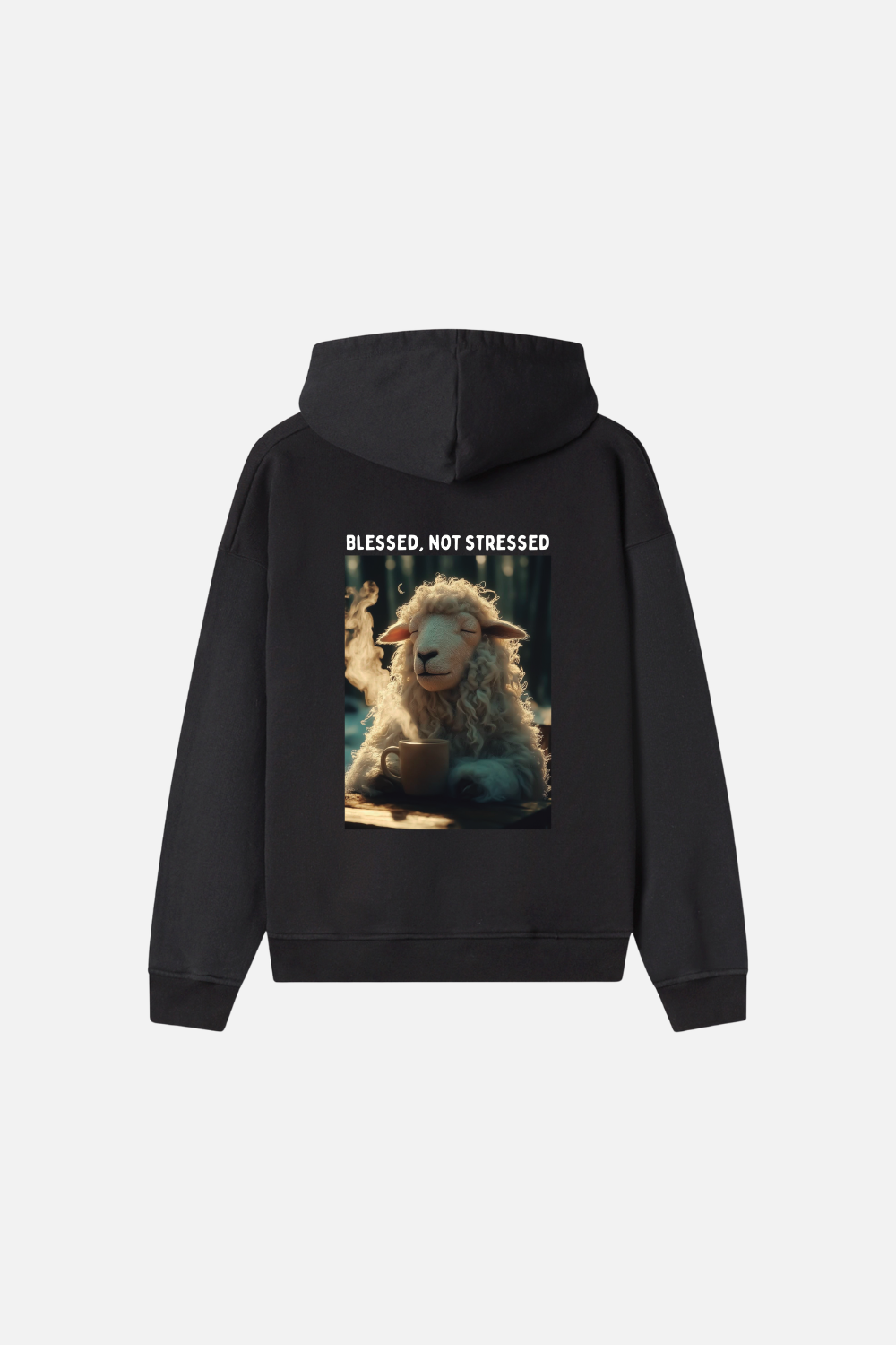 Moletom Premium Oversized Dois ou Mais -Blessed not Stressed