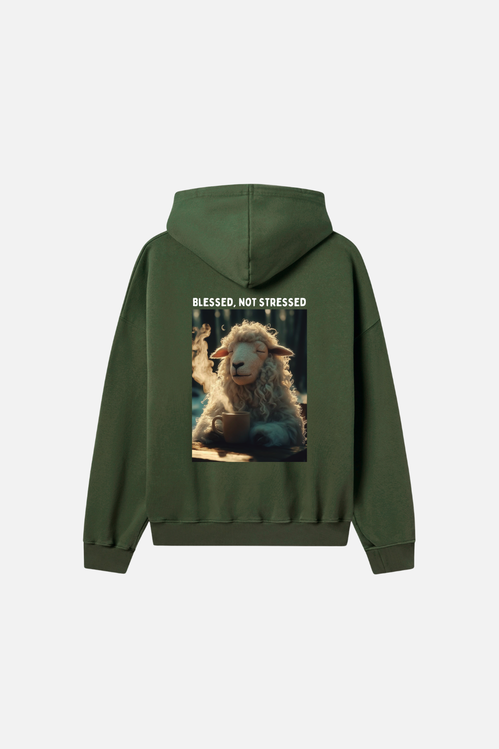 Moletom Premium Oversized Dois ou Mais -Blessed not Stressed