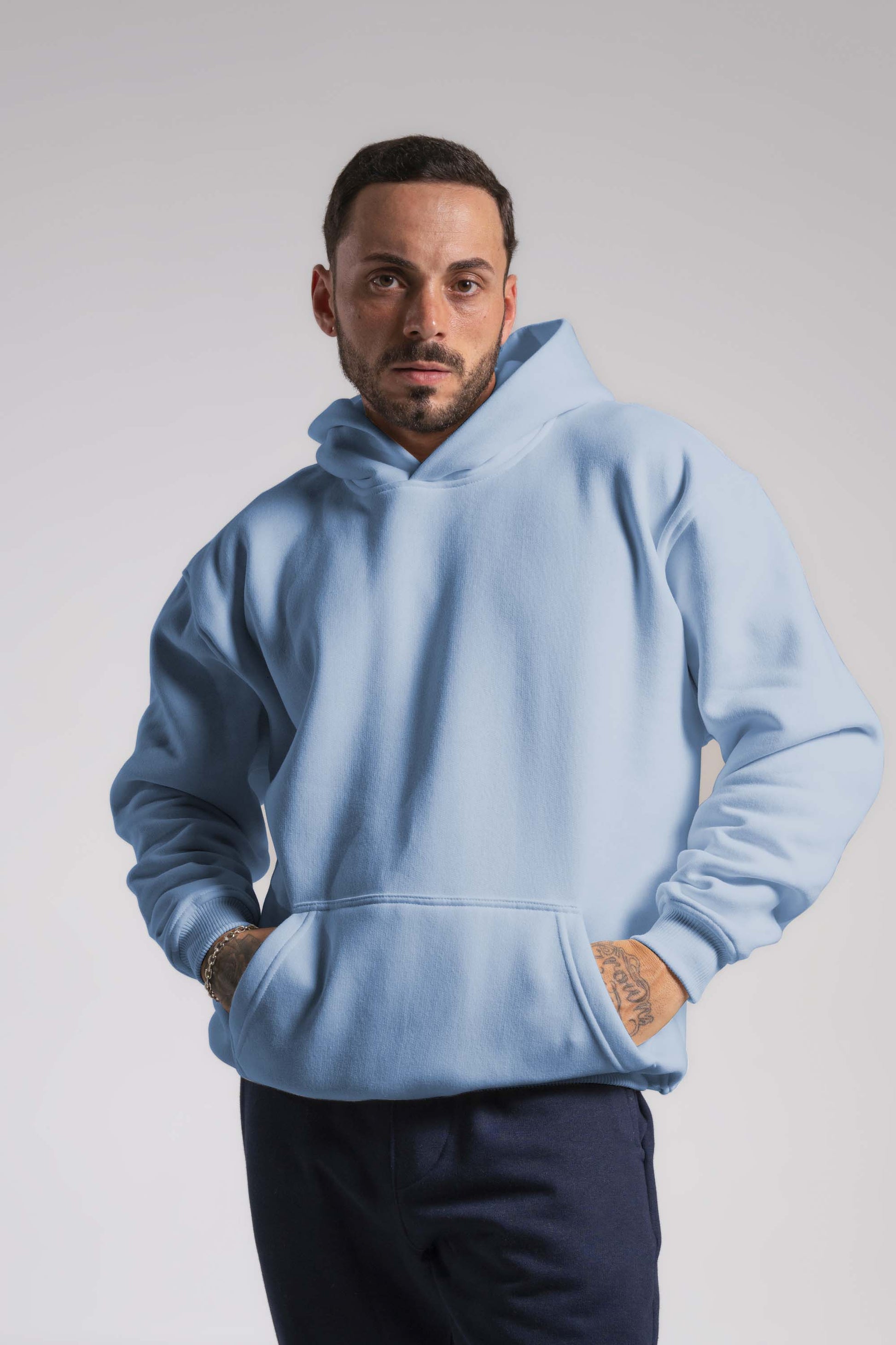 Moletom Canguru Dois ou Mais - Premium Oversized Liso