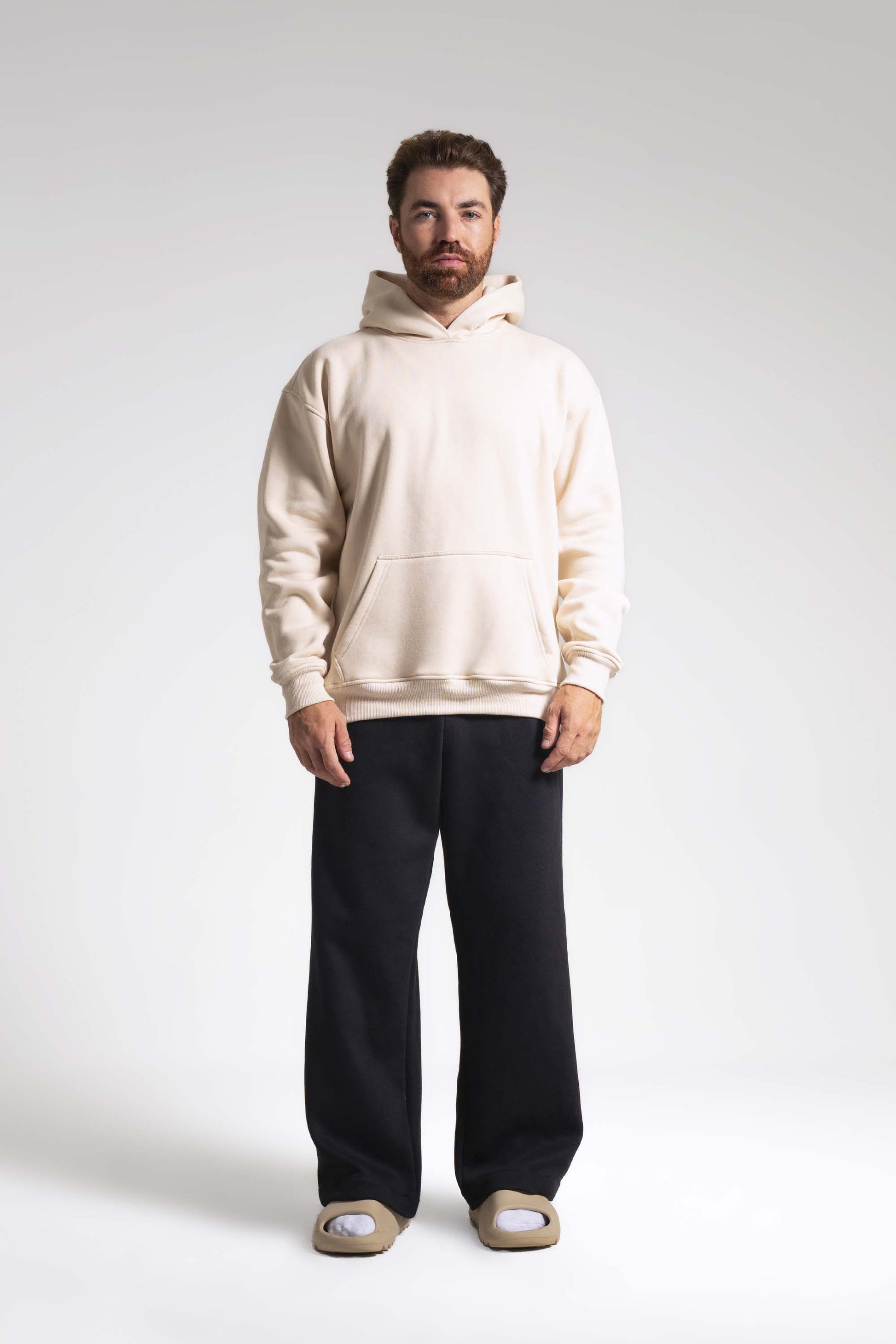 Moletom Canguru Dois ou Mais - Premium Oversized Liso