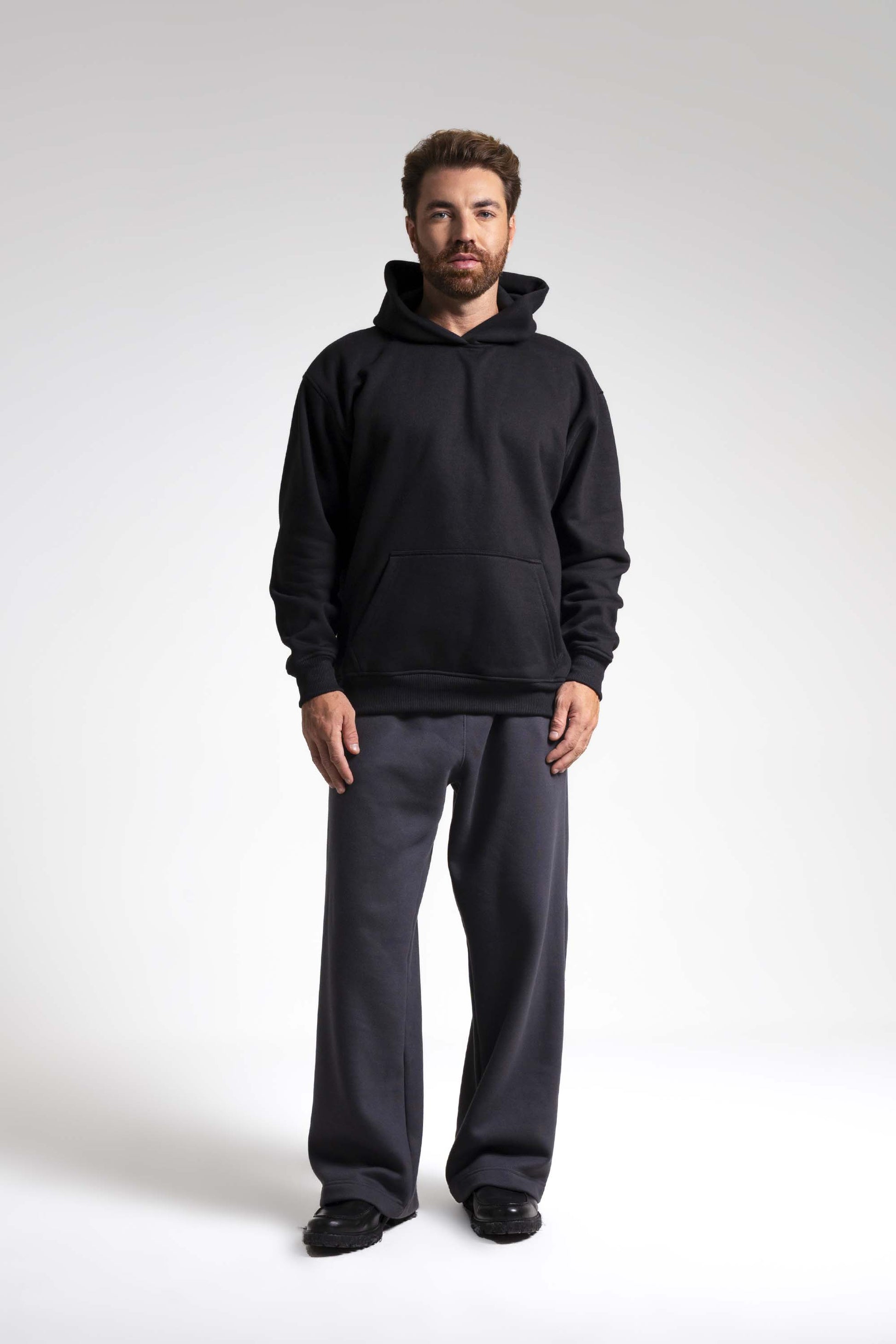 Moletom Canguru Dois ou Mais - Premium Oversized Liso