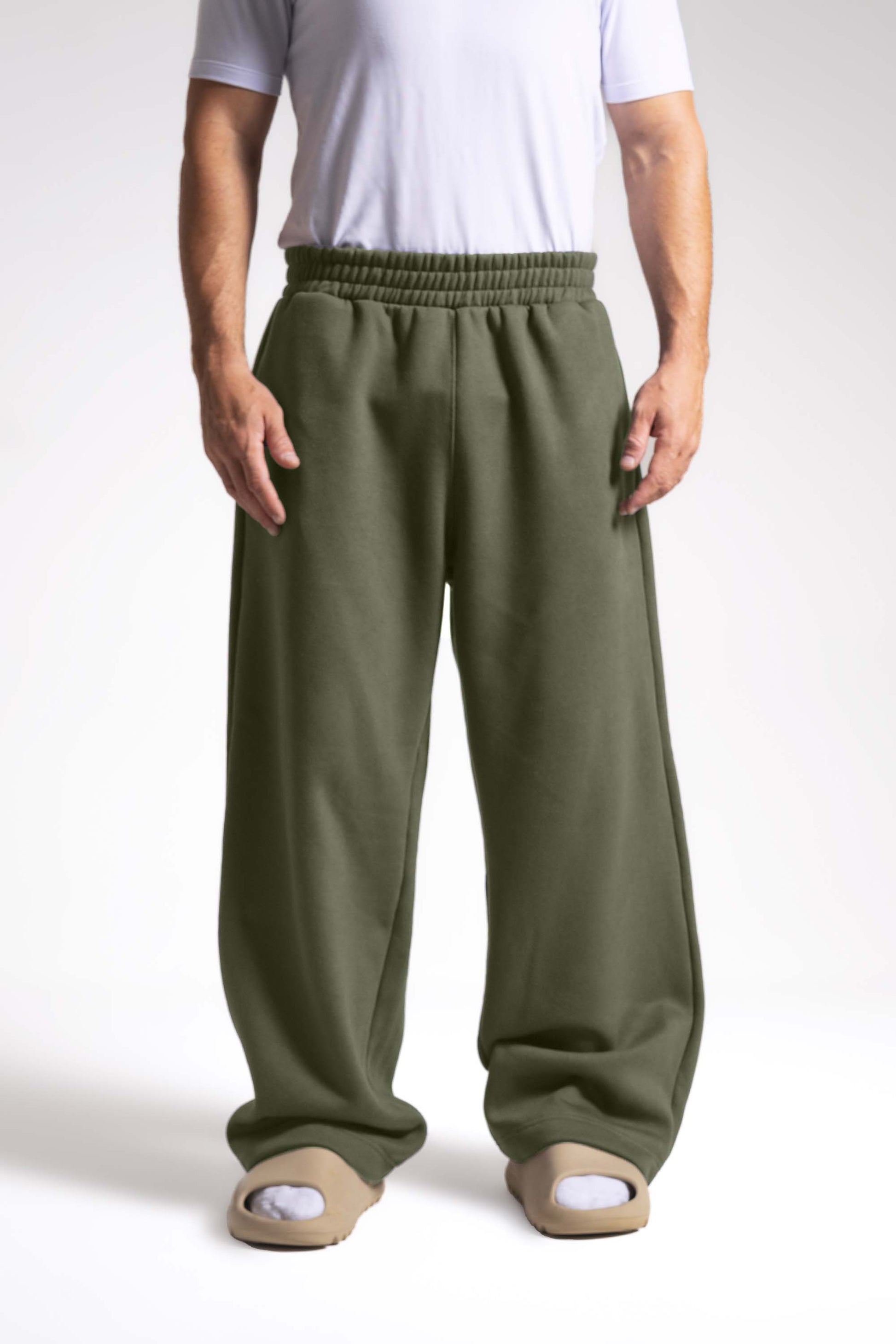 Calça Moletom Dois ou Mais - Premium Oversized Lisa
