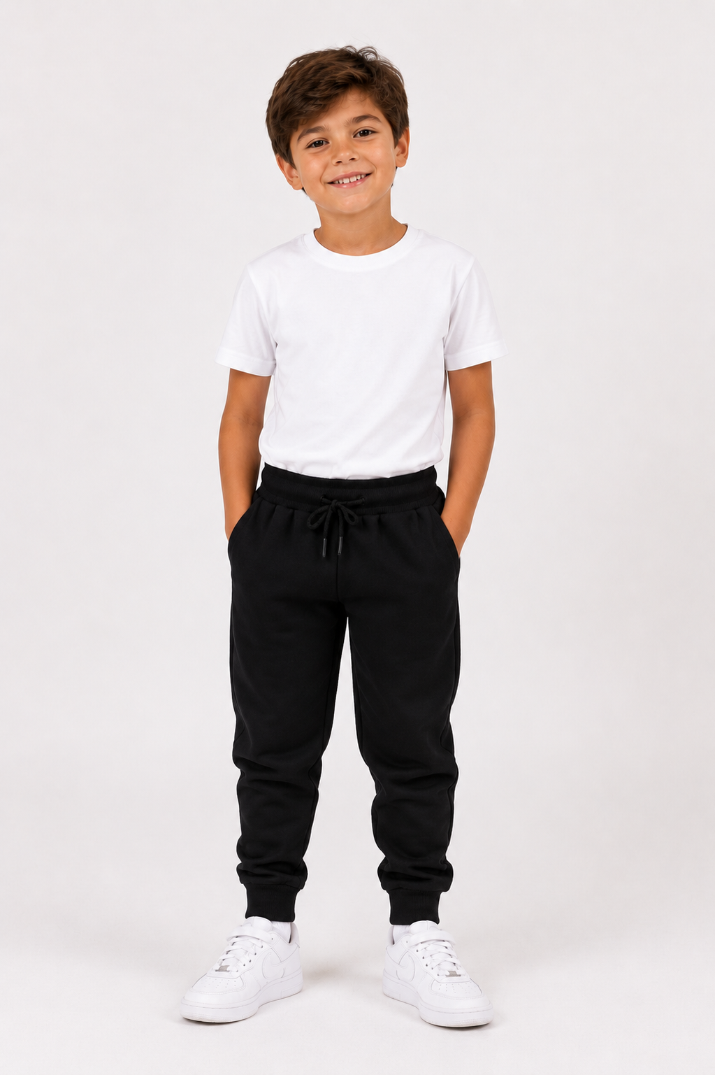 Calça Moletom Infantil Jogger Dois ou Mais - Liso