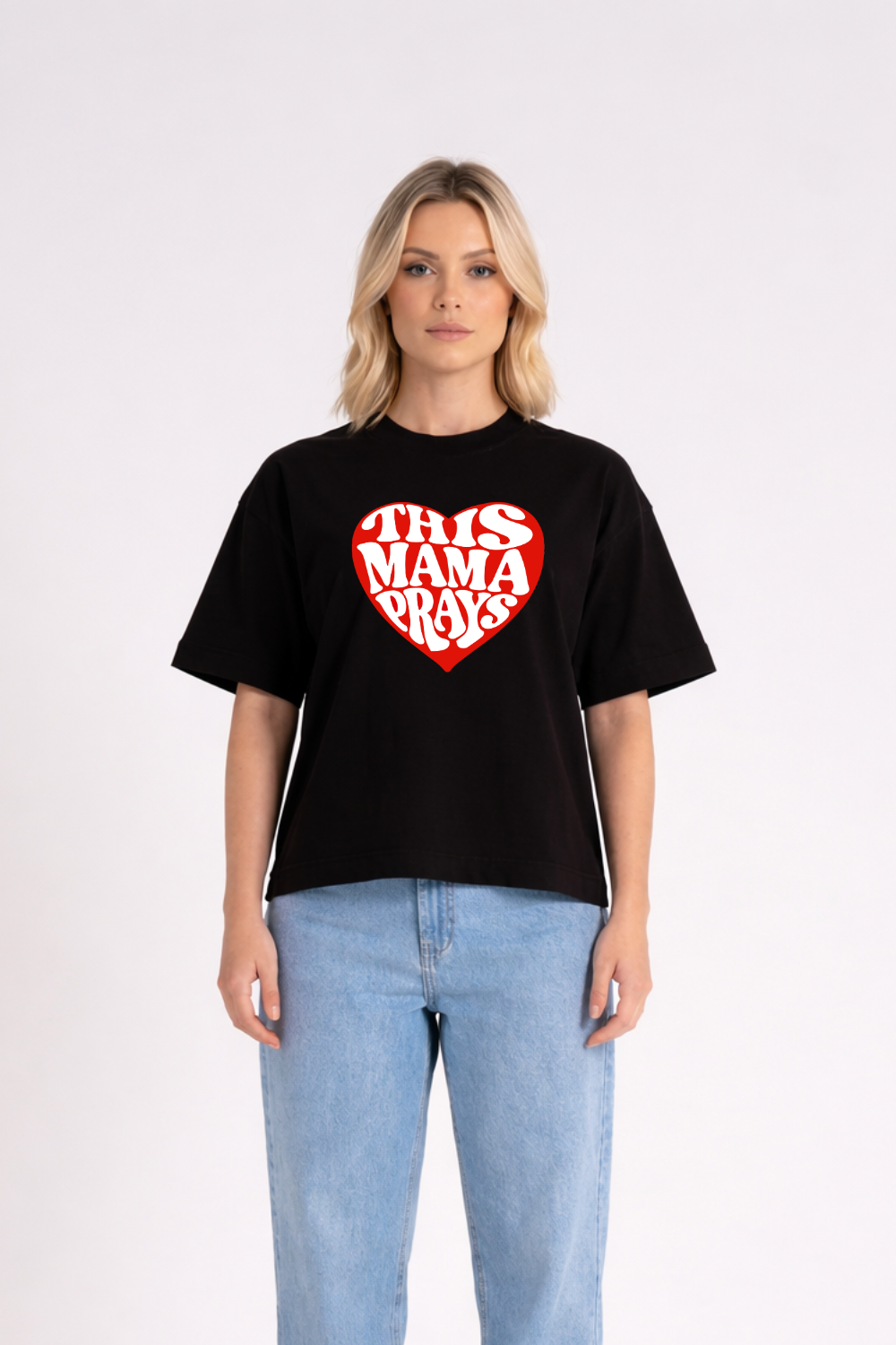 Camiseta Heavy Boxy Dois ou Mais - THIS MAMA