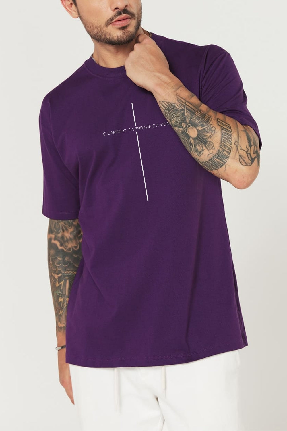 Camiseta Basic Streetwear Dois ou Mais - Cruz