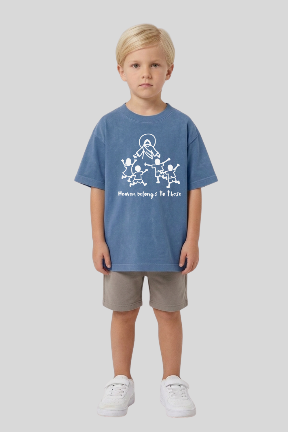 Camiseta Oversized Infantil Dois ou Mais - Heaven Belongs