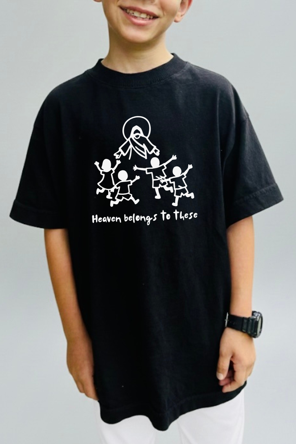 Camiseta Oversized Infantil Dois ou Mais - Heaven Belongs