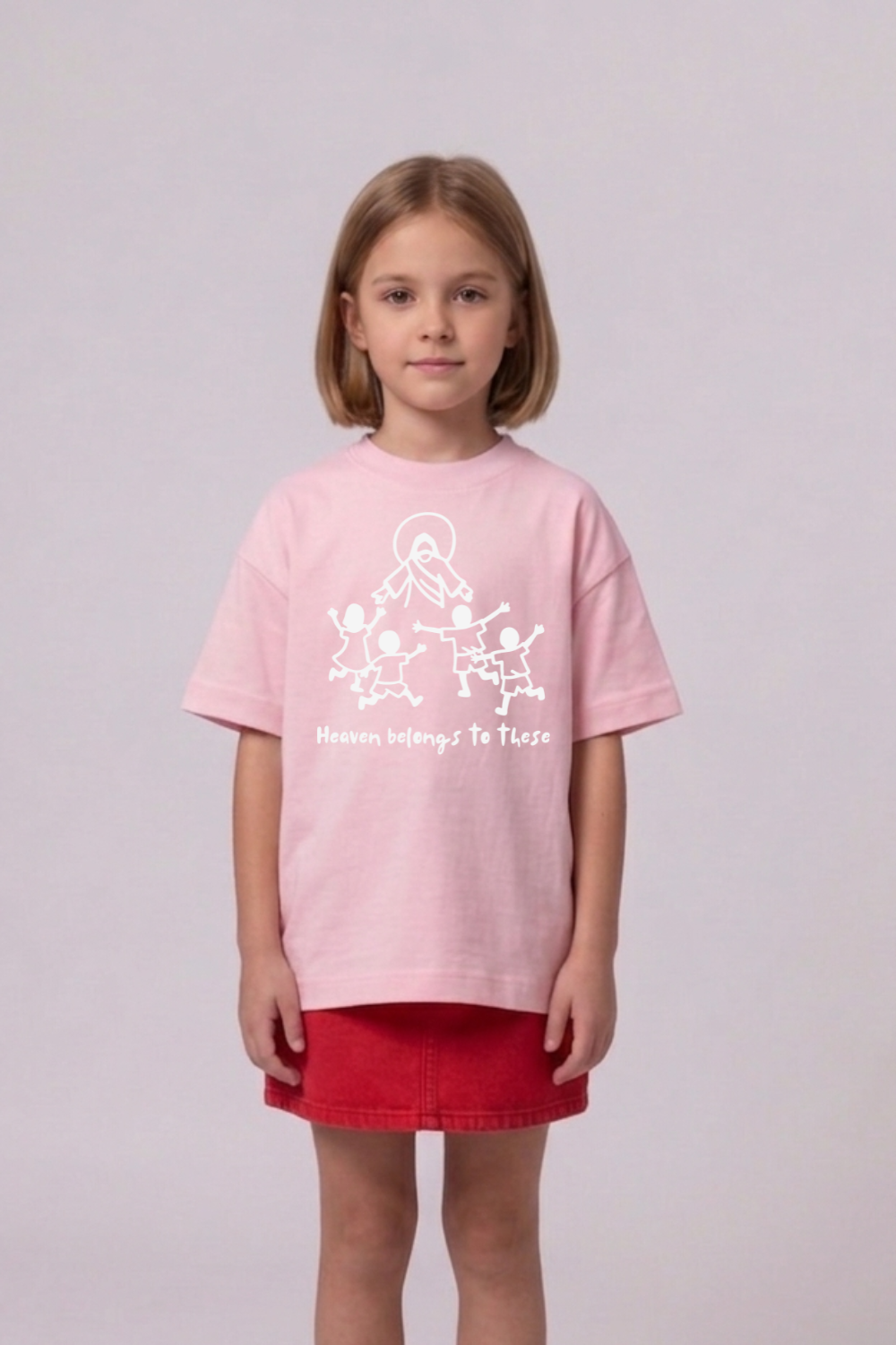 Camiseta Oversized Infantil Dois ou Mais - Heaven Belongs