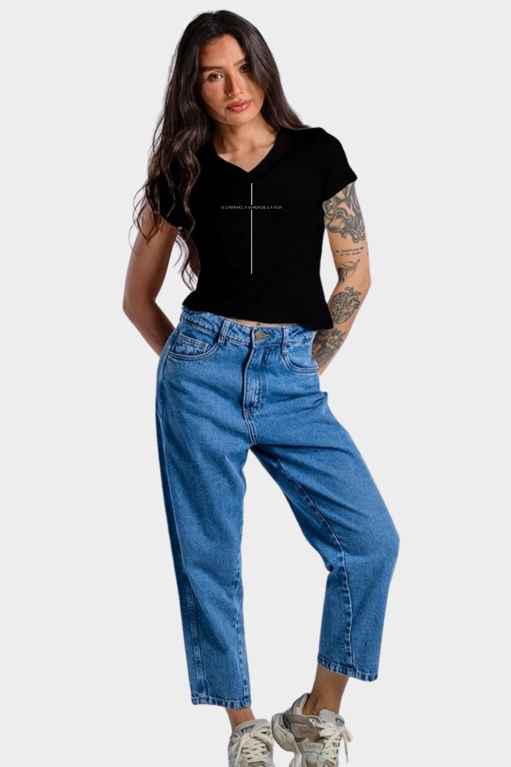 Camiseta Polo Feminina Dois Ou Mais - Cruz