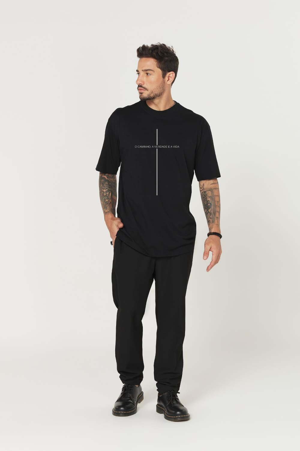 Camiseta Basic Streetwear Dois ou Mais - Cruz