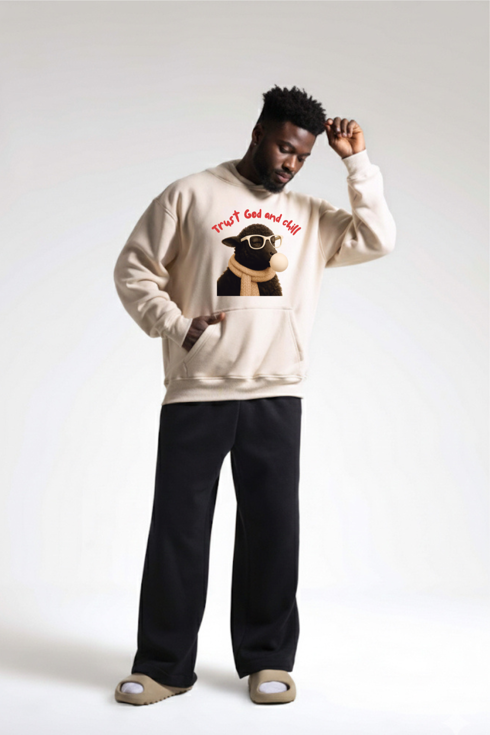 Moletom Premium Oversized Dois ou Mais - Trust God