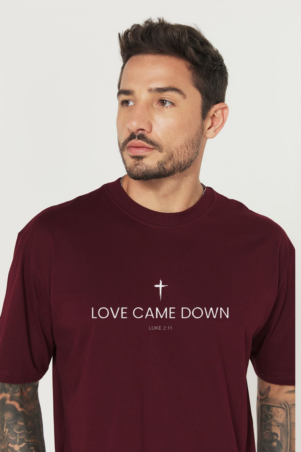 Camiseta Basic Streetwear Dois ou Mais - Love Came Down