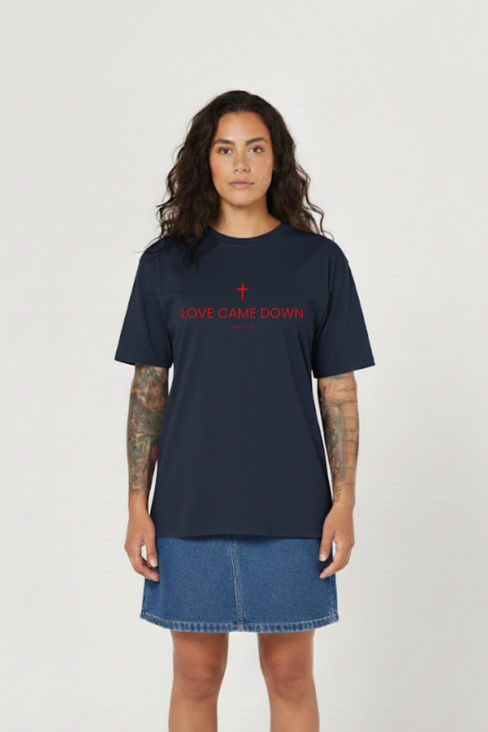 Camiseta Basic Streetwear Dois ou Mais - Love Came Down