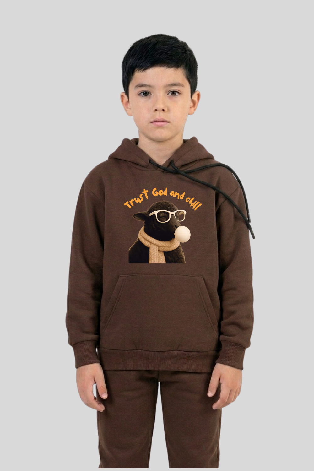 Moletom Infantil Canguru Dois ou Mais - Trust God