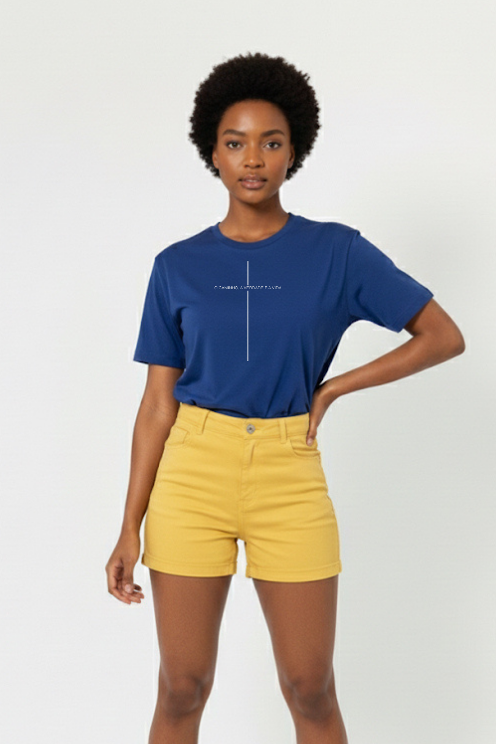 Camiseta Slim Cotton Dois ou Mais - Cruz