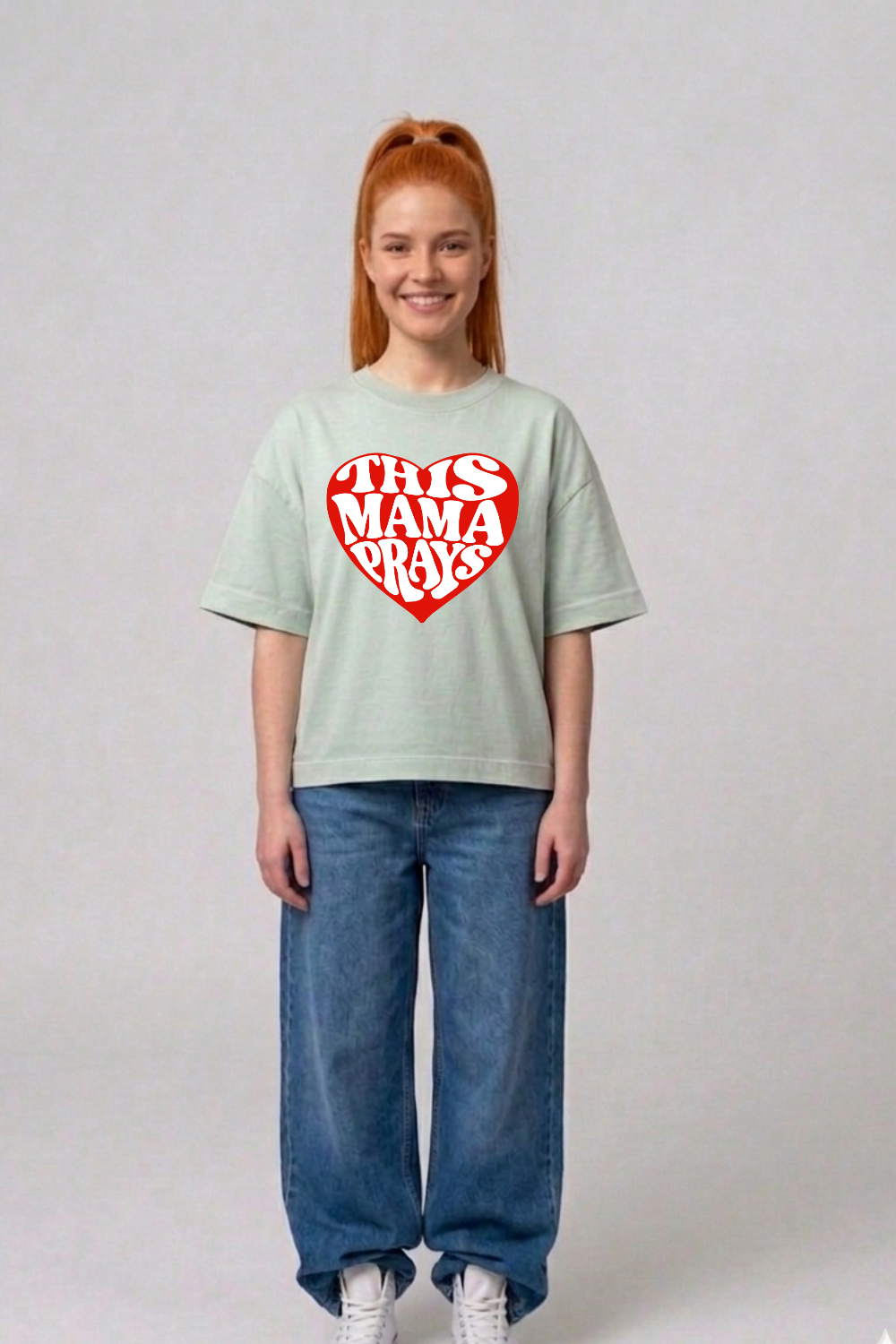 Camiseta Heavy Boxy Dois ou Mais - THIS MAMA