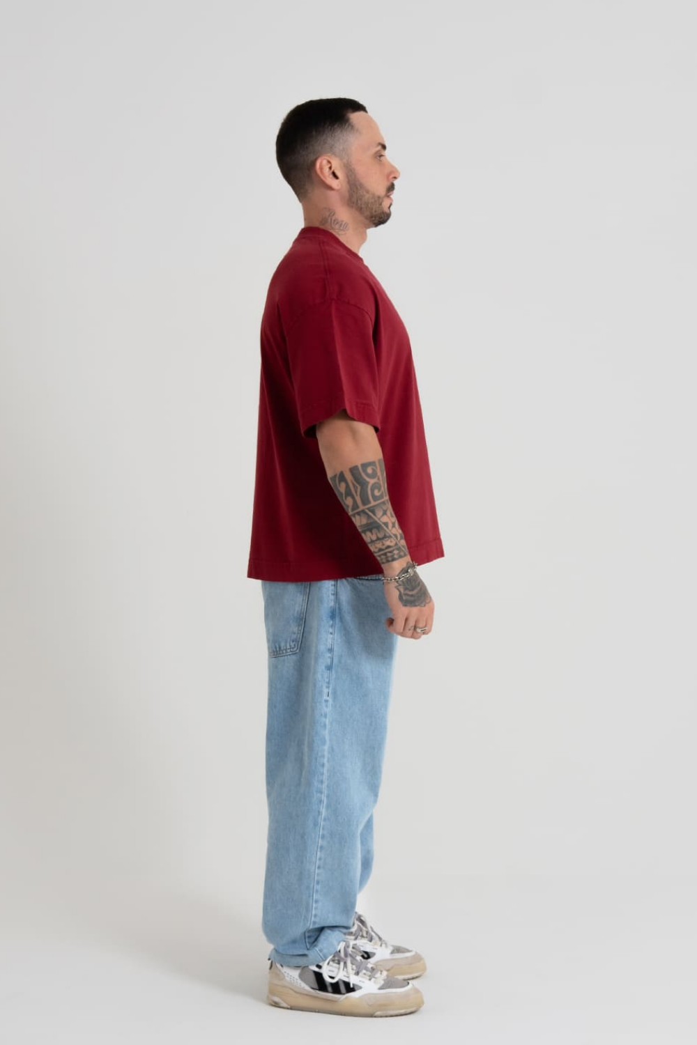 Camiseta Heavy Boxy Dois ou Mais - Love Came Down