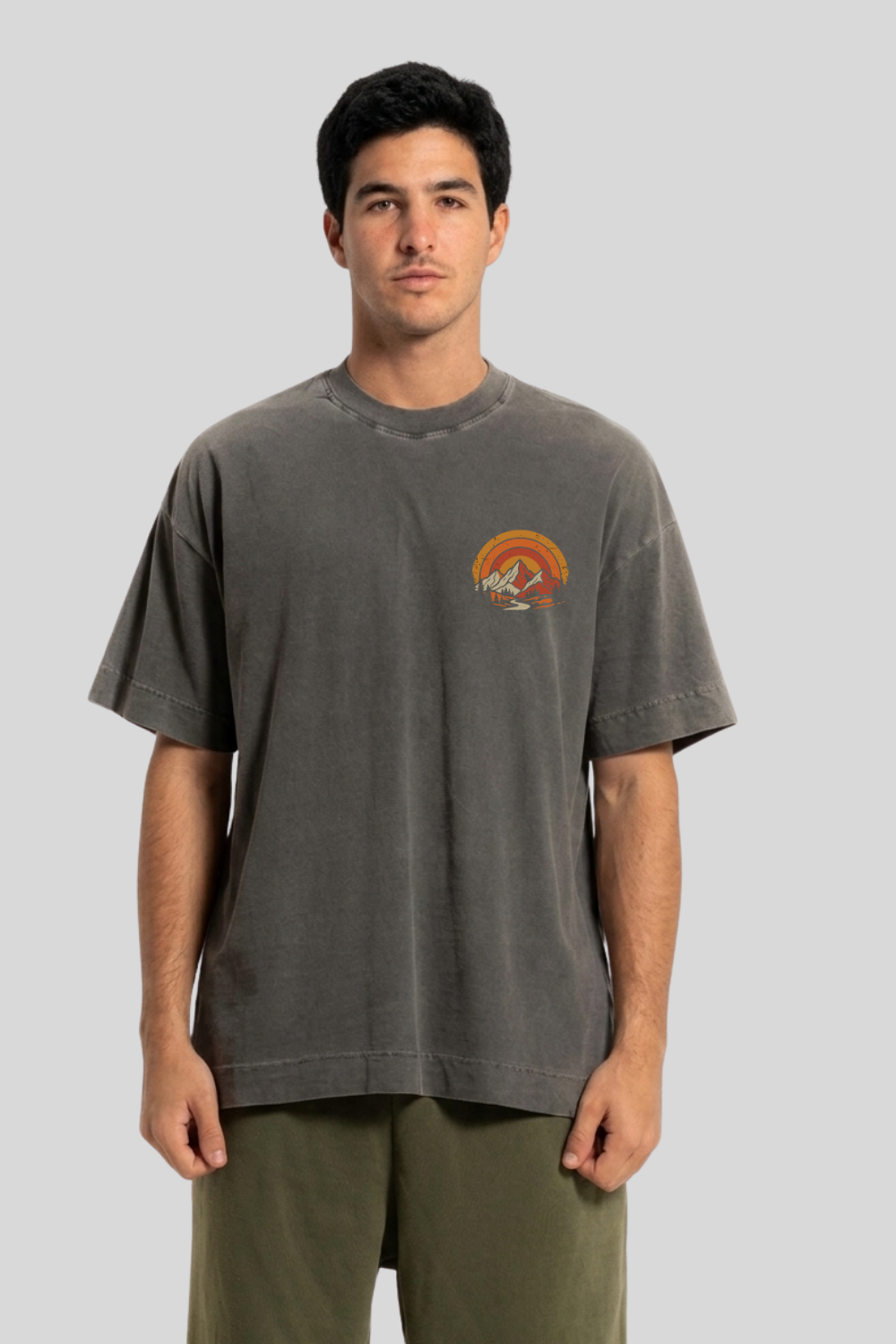 Camiseta Oversized  Heavy Dois ou Mais  - A Fé Move