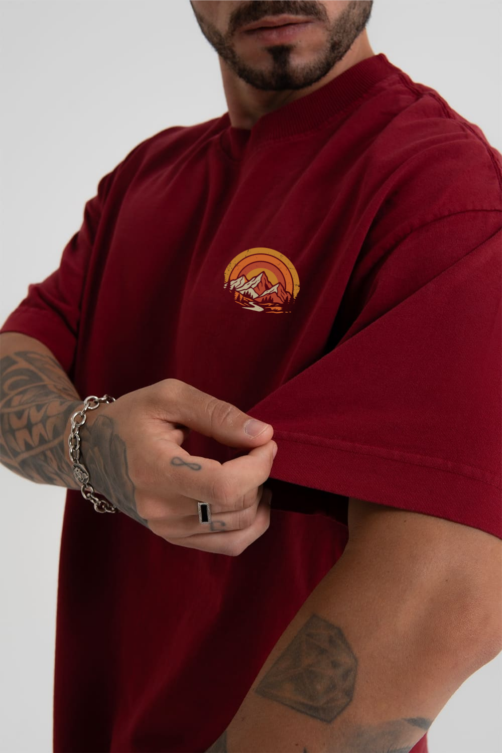 Camiseta Heavy Boxy Dois ou Mais - A FÉ MOVE