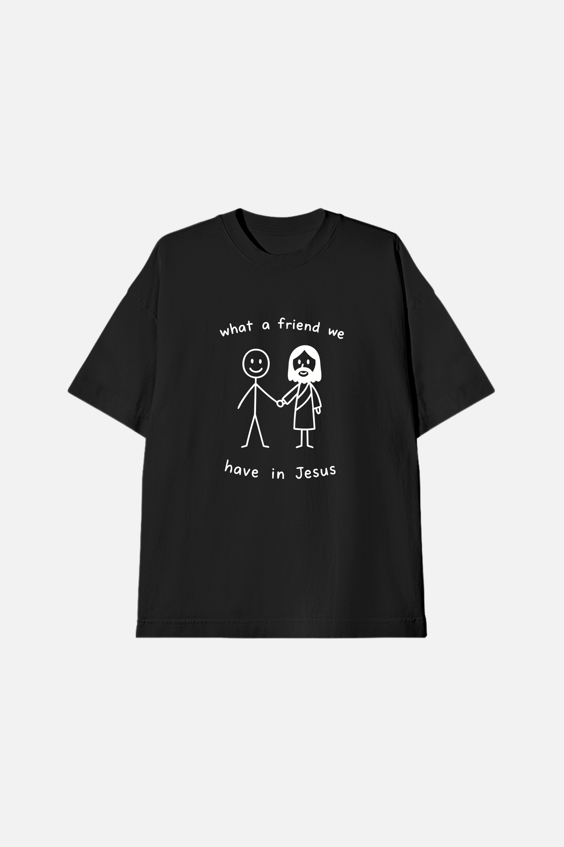 Camiseta Oversized Infantil Dois ou Mais - What a Friend