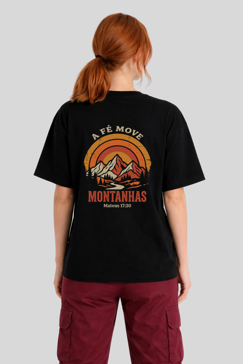 Camiseta Heavy Boxy Dois ou Mais - A FÉ MOVE