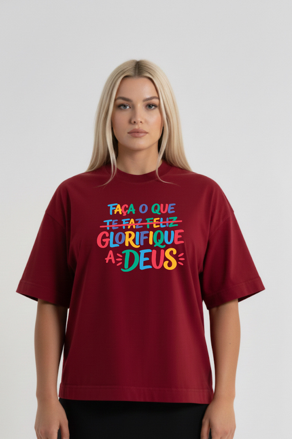 Camiseta Heavy Boxy Dois ou Mais - Glorifique