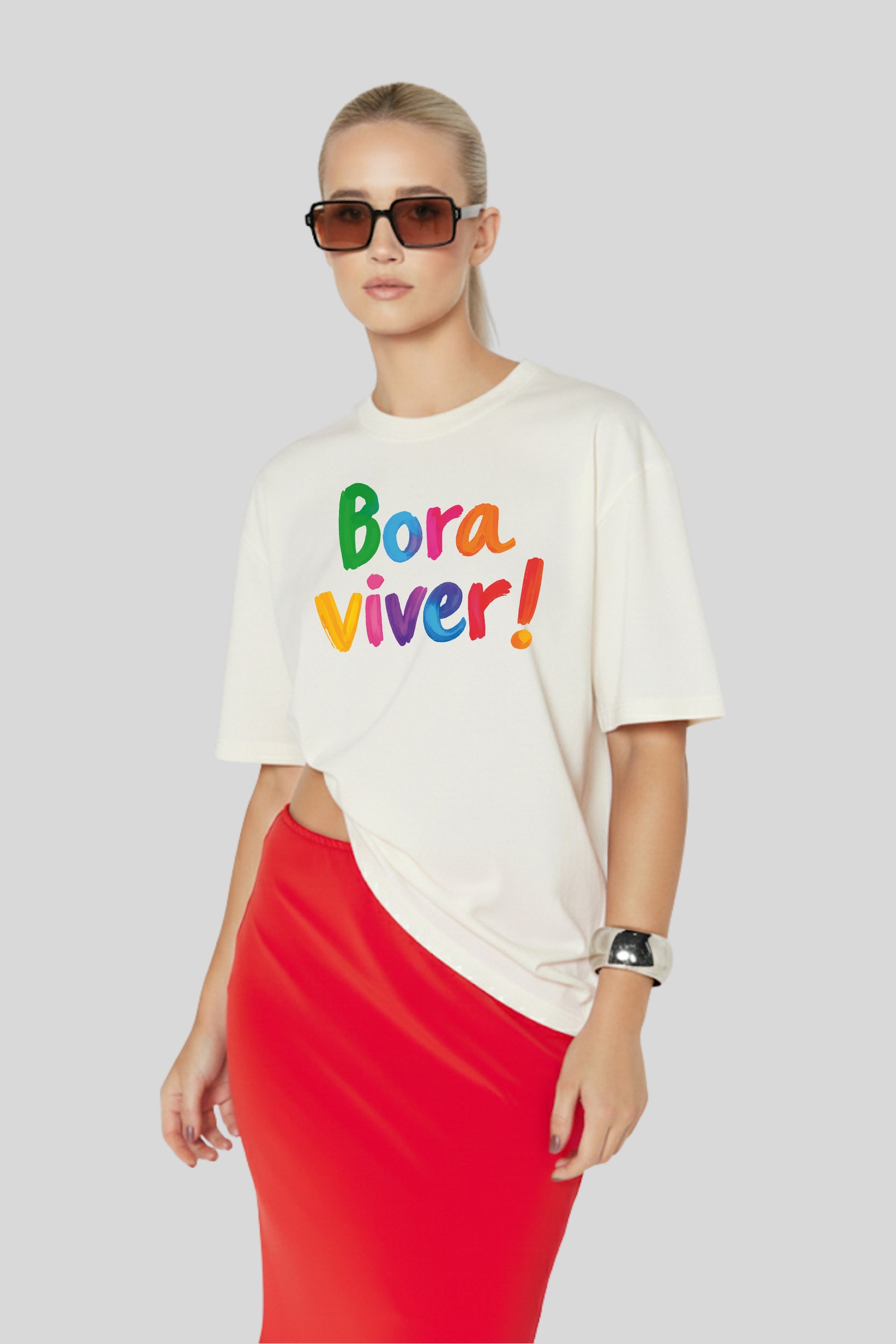 Camiseta Basic Streetwear Dois ou Mais - Bora Viver Color
