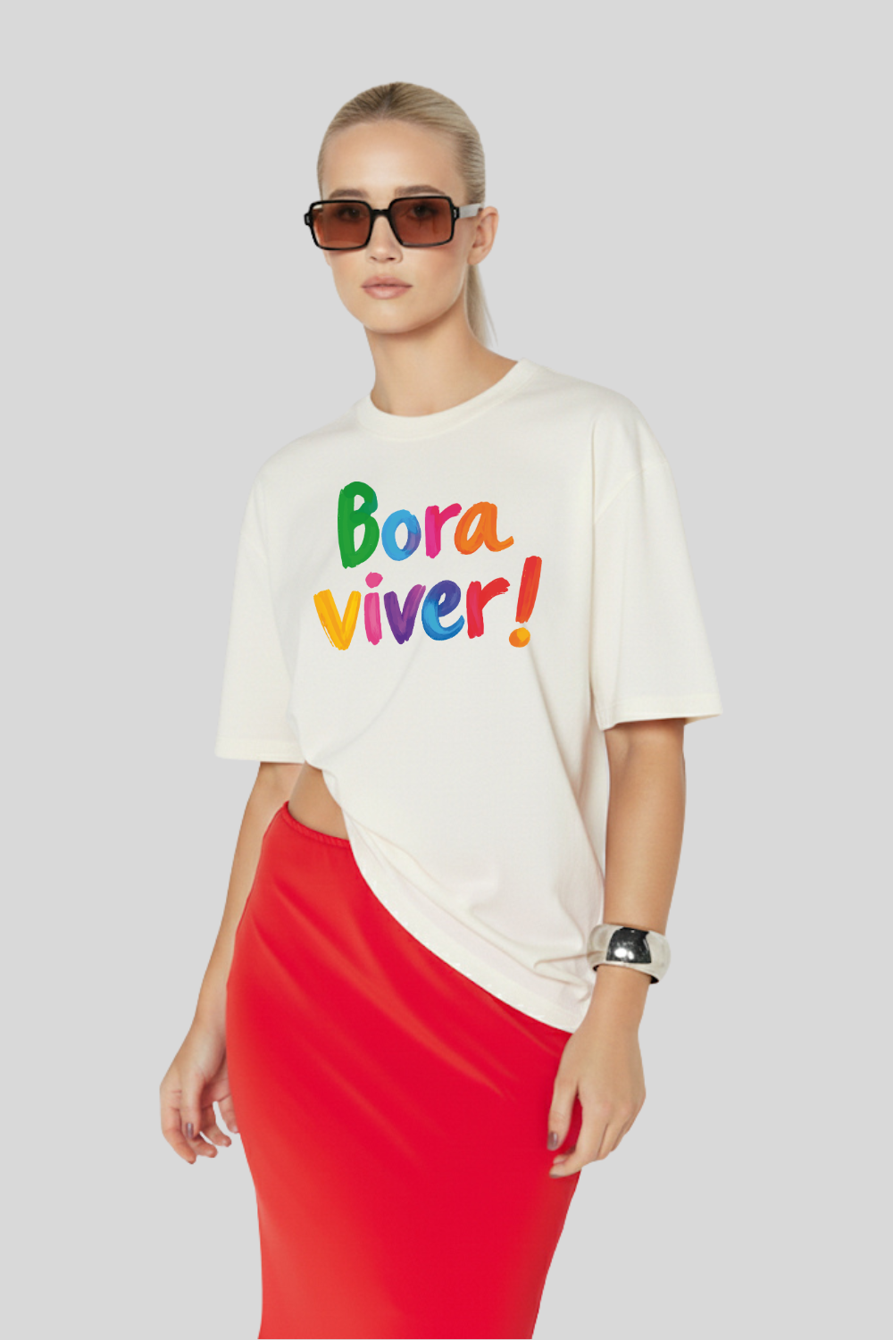 Camiseta Basic Streetwear Dois ou Mais - BORA VIVER COLOR